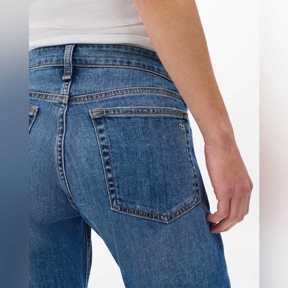 Rag & Bone The Dre Boyfriend Golden Wash Jeans 30 10 slim straight low rise - Picture 6 of 16